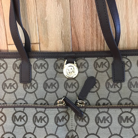 Michael Kors Brown Logo Purse - Picture 2 of 8